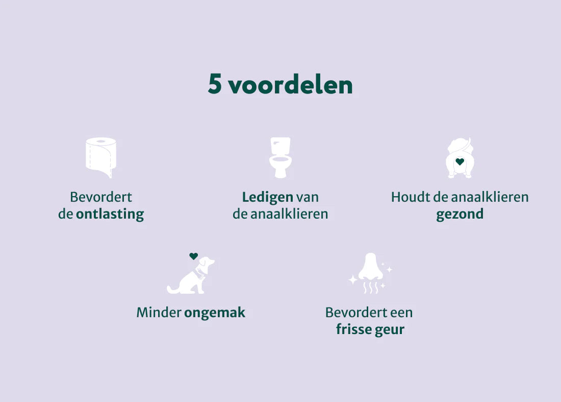 DS Anaalklieren Probiotica Forte | 100% natuurlijk | 60 snoepjes