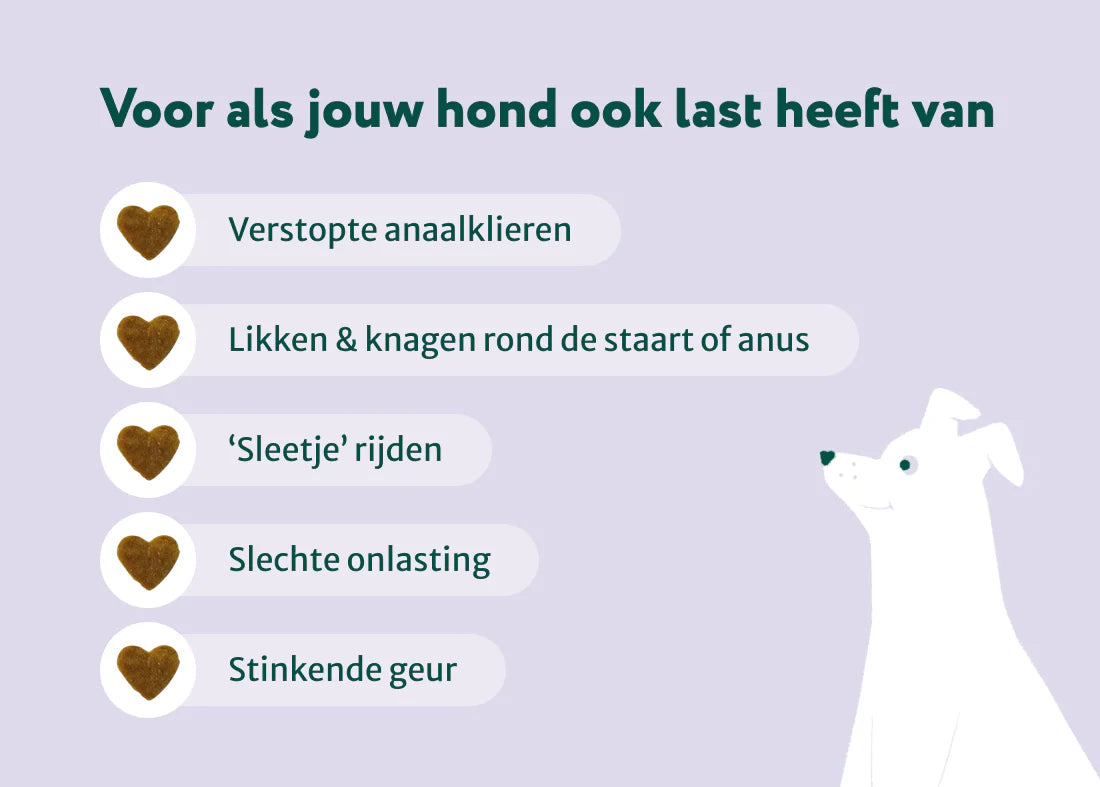 DS Anaalklieren Probiotica Forte | 100% natuurlijk | 60 snoepjes