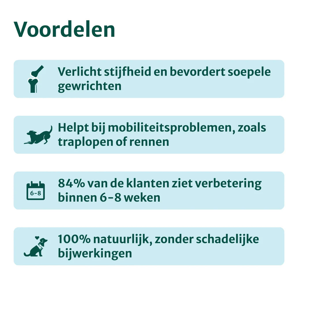 DS Heup & Gewrichten supplement | 100% natuurlijk | 60 snoepjes