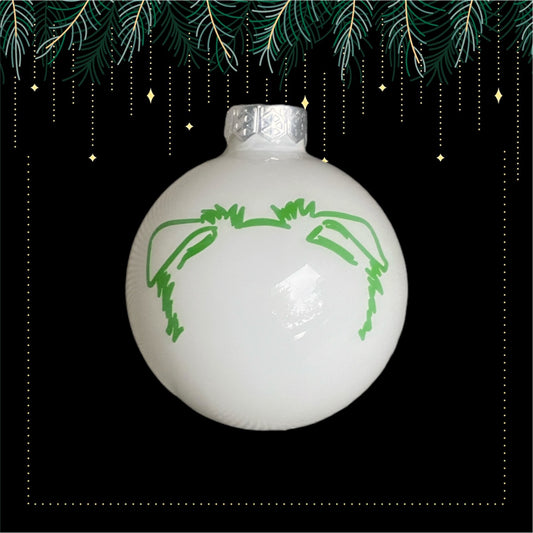 Kerstbal met oren hondenras
