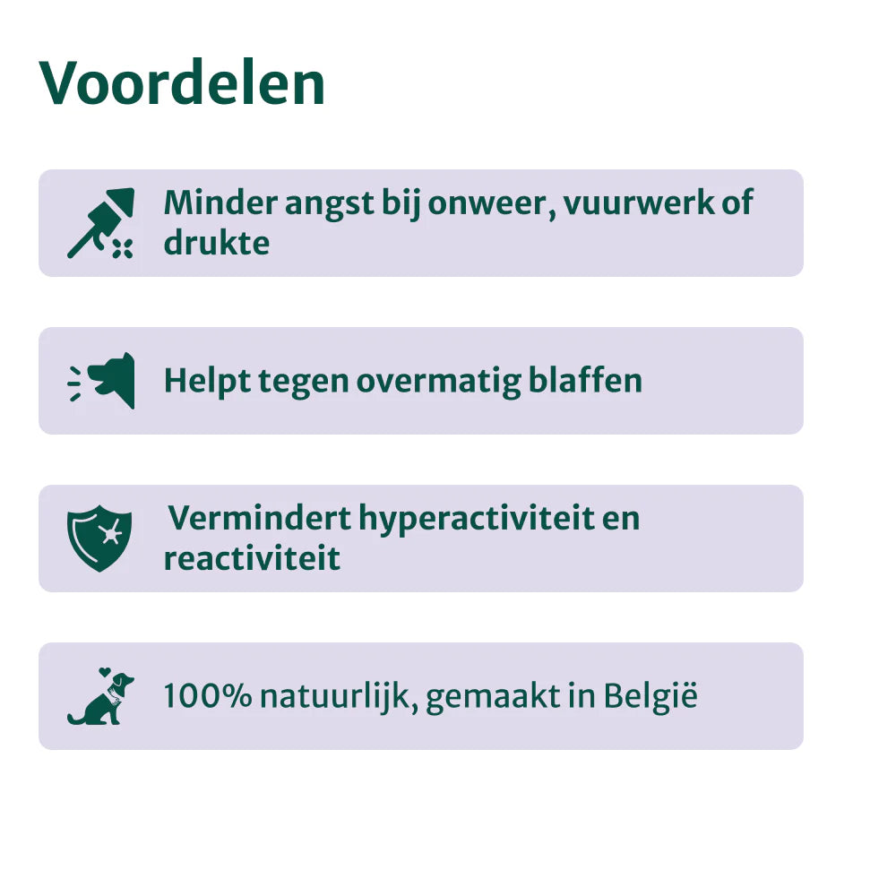 DS Anti-Stress & Angst | Bevordert rust en stressverlagend | 60 snoepjes