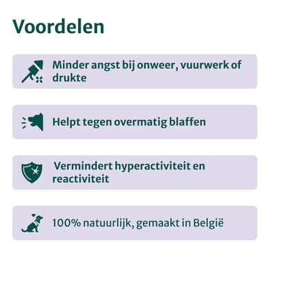 DS Anti-Stress & Angst | Bevordert rust en stressverlagend | 60 snoepjes