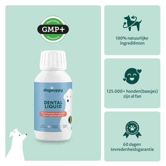 DS Dental Liquid | Voor een frisse adem en gezond gebit | 100% natuurlijk | 250 ml