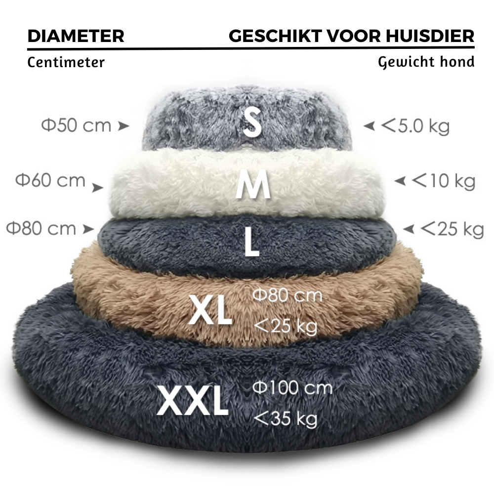 Supersoft Fluffy Donut - diverse varianten