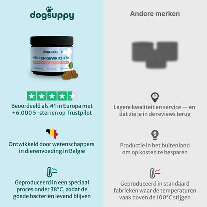 DS Heup & Gewrichten supplement | 100% natuurlijk | 60 snoepjes
