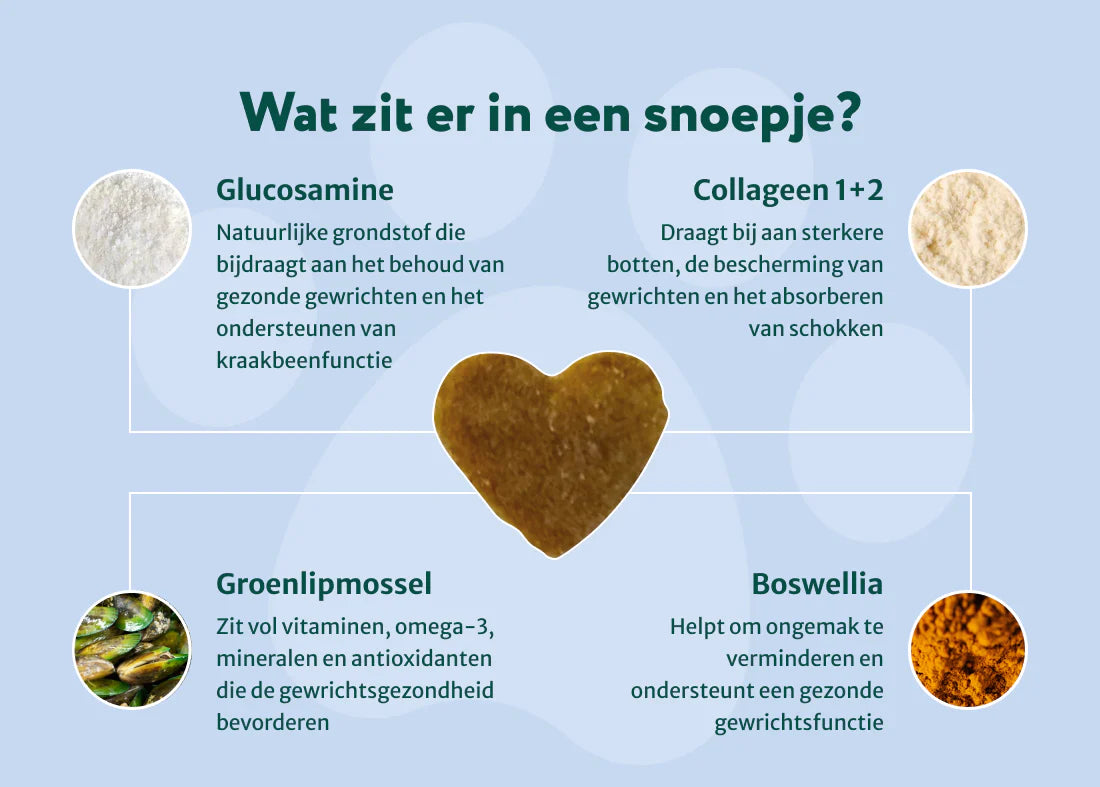 DS Heup & Gewrichten supplement | 100% natuurlijk | 60 snoepjes