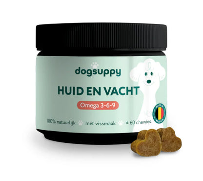 DS Huid & Vacht met Omega 3-6-9 | 100% Natuurlijk | 60 Snoepjes
