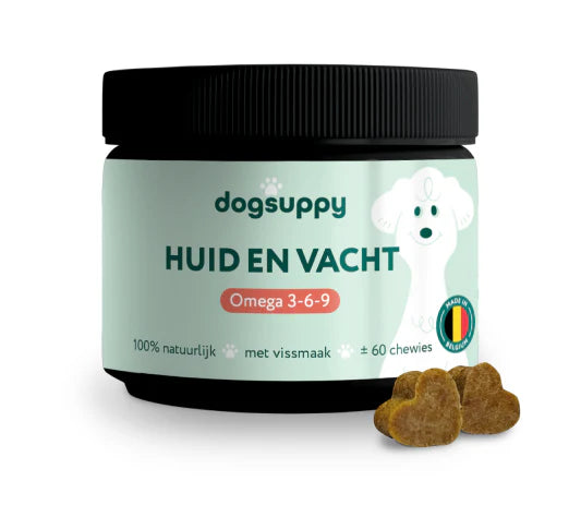 DS Huid & Vacht met Omega 3-6-9 | 100% Natuurlijk | 60 Snoepjes