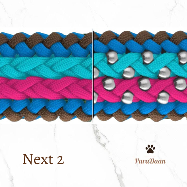 Halsband paracord - 4 kleuren